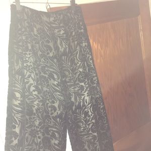 Wide leg formal pants